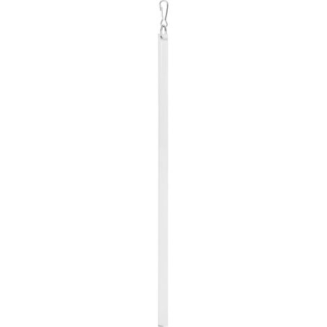 Tirette à rideaux transparente en forme de tringle, 13,4 × 0,4 × 0,4 po (1 pièce) (1/5)