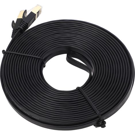 Câble Ethernet CAT7 10 Gbps Haute Performance 10m pour Réseau Informatique (1/5)