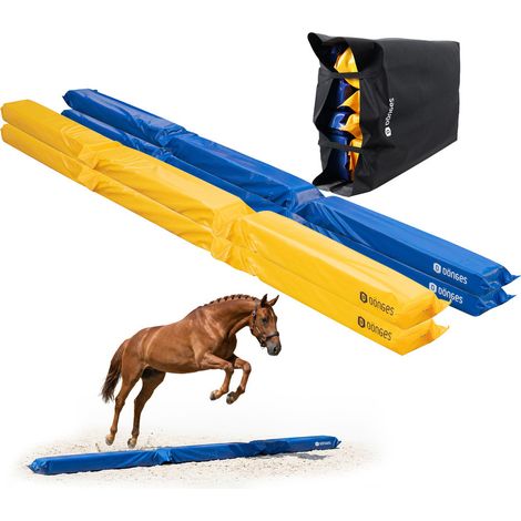 Ensemble de quatre poutres pour le couloir de chevaux à 300 x 17 x 10 cm (1/5)