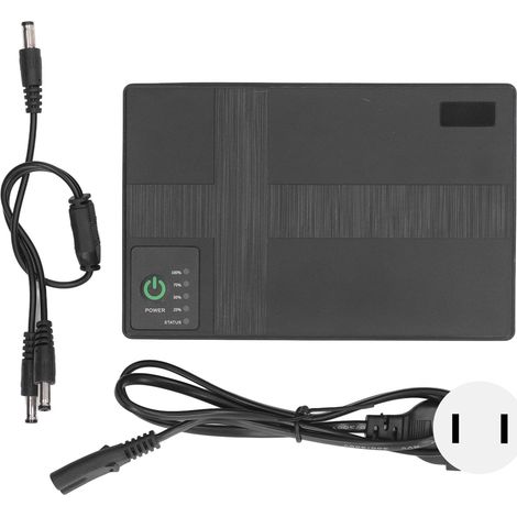 Mini bloc d'alimentation sans coupure UPS 10400mAh, sortie 5V 9V 12V 15V 24V POE, pour caméra routeur, prise américaine 85-265V (1/5)