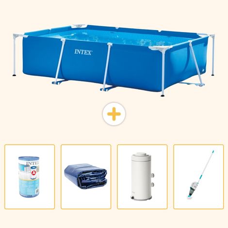 Intex Piscine Tubulaire Rectangulaire - 300x200x75 cm - 5-pièces S120 (1/5)