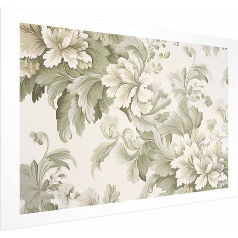 Poster – Vintage-Blumen in leuchtenden Farben (1/4)