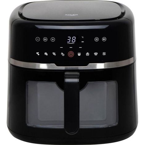Adler AD 6318 Heißluftfritteuse schwarz 8 Liter 2500 Watt