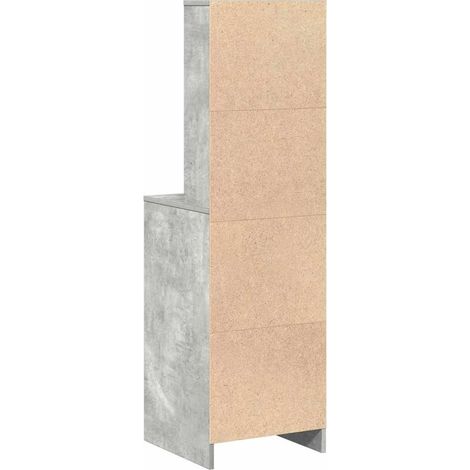 Maison Exclusive - Alacena Gris hormigón 40 x 41 x 135 cm Madera