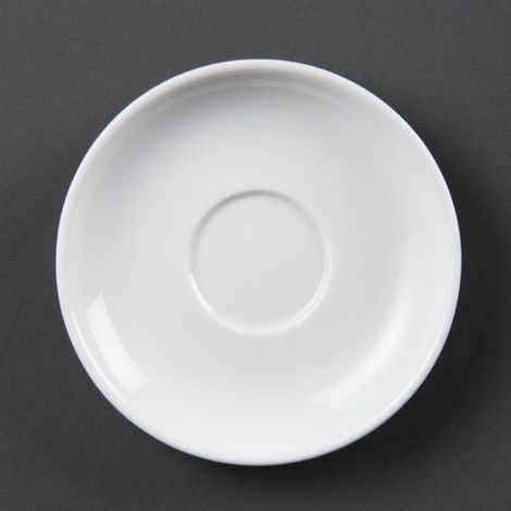 Soucoupes Pour Tasses À Espresso Blanches (Lot de 12) - Ref CB465 - Olympia (1/5)