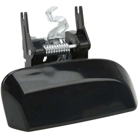 Rear exterior door handle, black ABS replacement for PATHFINDER R51 (2005–2012), rear left: 82607 ZP60E (1/4)