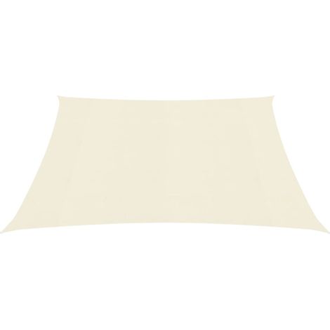 INLIFE Voile d'ombrage 160 g/m² Crème 4,5x4,5 m PEHD (1/5)