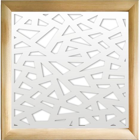 APOCALYPSE - Moduli Decorativi in Legno e PVC - Colore: bianco - Misura: 73x73 cm (1/4)