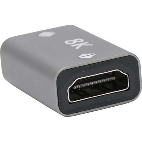 Câble adaptateur d'extension d'interface multimédia HD 8K femelle-femelle, convertisseur vidéo et audio (1/5)