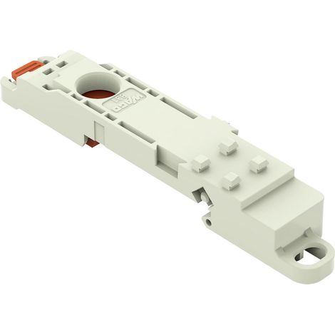 Montageadapter für TS 35/Oberflächenmontage Rastermaß 7,62 mm lichtgrau 831-1038 WAGO Inhalt: 1 (1/2)