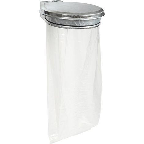 Support mural COLLECMUR EXTREME pour sac de 110L avec couvercle galvanisé - ROSSIGNOL - 57798 (1/6)