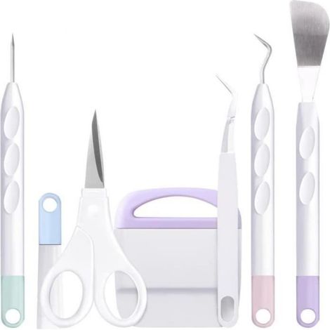 Outils de sculpture - Non spécifié - Kit de 6 pièces - Acier inoxydable - Ergonomique - Antidérapant (1/5)