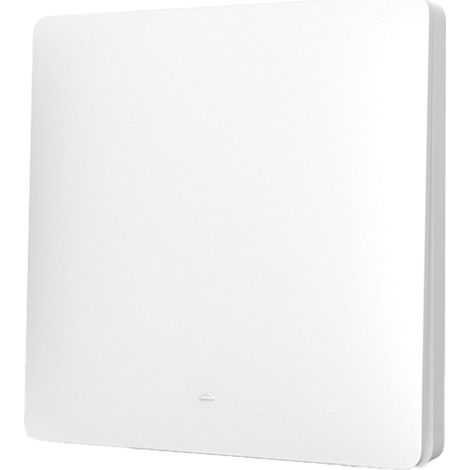 Interruttore RF Wireless Telecomando Senza Batteria 1 Tasto RF 433MHz Generatore Corrente Automatico 1 Tasto Quadrato Per Scatola 502 IP20 Bianco