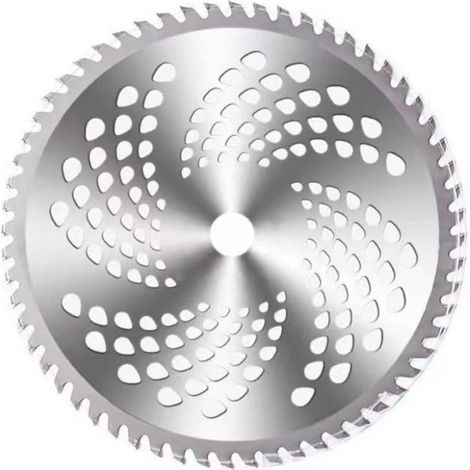 Lot de 2 lames circulaires 10 pouces 60 dents – Acier inoxydable – Pour débroussailleuse à essence et électrique – Coupe nette des broussailles (1/5)