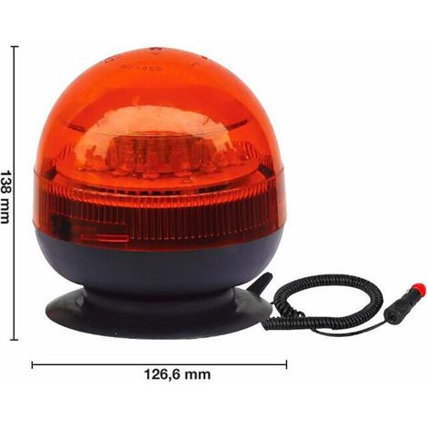 Gyrophare série Atena à Led 12-24v base magnétique (1/2)