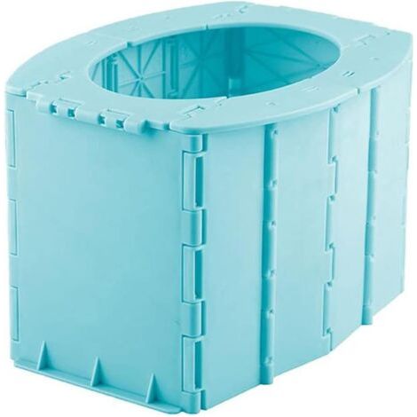 Toilettes de camping portables en plastique ABS – Sans odeur, imperméables, résistantes aux chutes – Usage extérieur, voyages, randonnée (1/5)