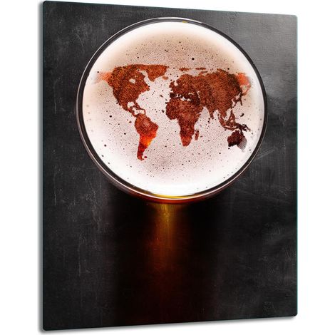 Glas-Schutzplatte für Induktion 40x52 Kaffee (1/5)