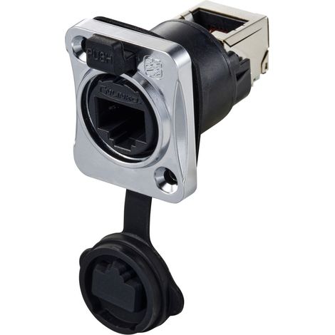 TRU COMPONENTS  Einbaubuchse, gewinkelt TC-12770432 Einführhilfe für RJ45     1 St.