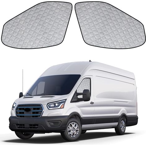 Pare-Soleil pour Vitres Latérales de Voiture Compatible avec Ford Transit MK8 Van 2015-2026, Pliable Pare-Soleil pour Vitres Latérales Bloquant 99% Rayons UV et Maintenant Habitacle Plus Frais,Personn (1/5)