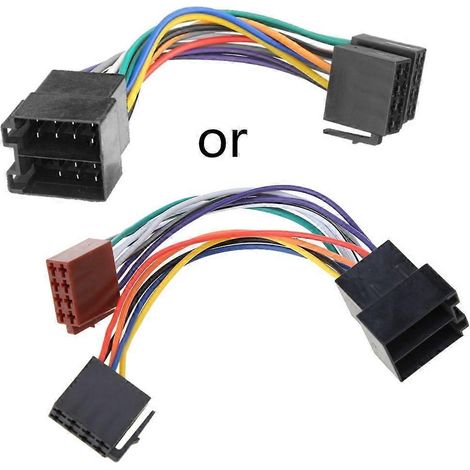 Adapterstecker für Autoradio-Verkabelung, Radiosteckeradapter, ABS, für Autoradios, universelle Verkabelung.