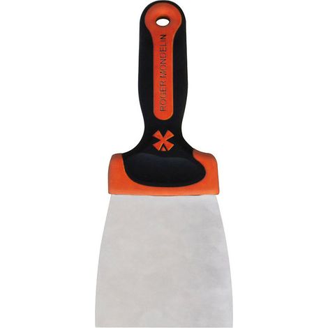 Couteau à enduire inox trempé, manche bi matière - Taille : 12 cm - MONDELIN