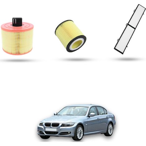 Kit Tagliando 3 filtri compatibile con BMW Serie 3 (E90,E91,E92,E93) 325xi 160kw dal 2005 (1/5)