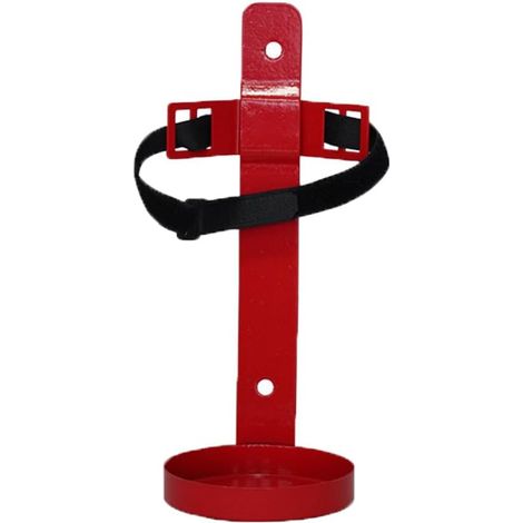 Fire Extinguisher Bracket, Wall Hanger Bracket for 2 kg Fire Extinguisher (with Strap) (1/5)