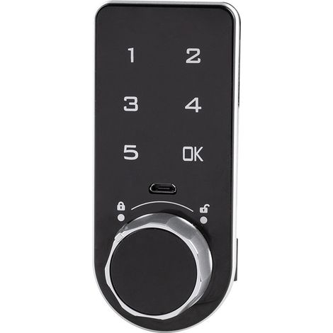 Serrure électronique  ABAKOU
Ouverture par code et bouton (droite)