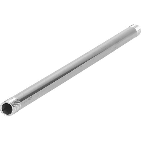 Tuyau fileté acier inoxydable 30 cm – G1/4 filetage mâle – raccords plomberie – joint fixation