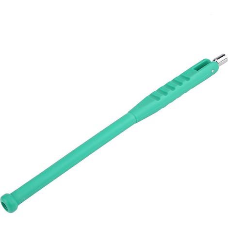 Outil extracteur de valve de pneu vert anti-rayures avec outil intégré pour obus de valve (1/4)