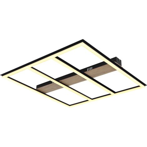 Globo - plafón - Froomy - negro - metal - LED - 67291-48 (1/5)