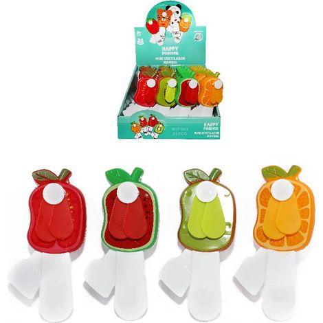 VENTILADOR MANO FRUTAS SURTIDO