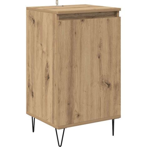 Aparador Roble artesanal 40 x 35 x 70 cm Madera de ingeniería vidaXL (1/5)