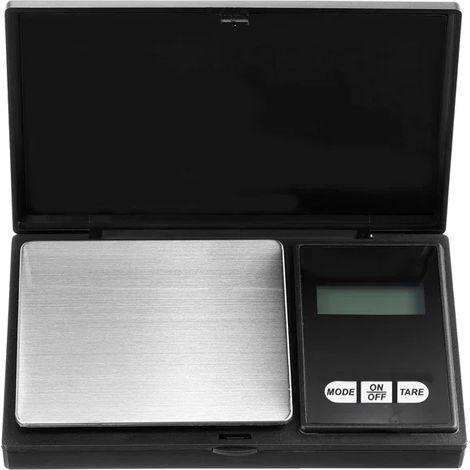 Balanza digital portátil de hasta 500 g, precisión de hasta 0,01 g, hdwr wagPRO-A500GB