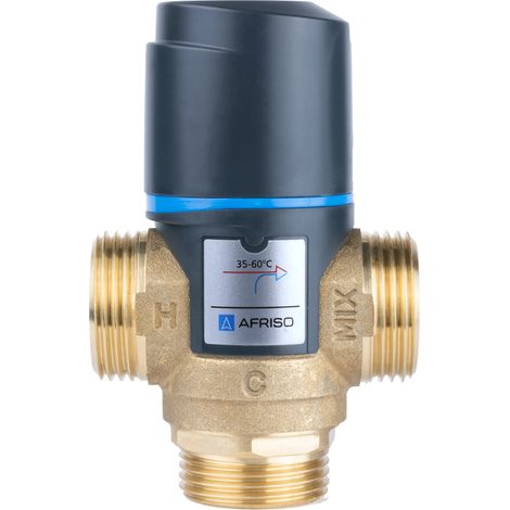 Mitigeur thermostatique ATM 363 DN20, G 1 pouce, plage de température 35-60 degrés C, Kvs 1,6 (1/5)