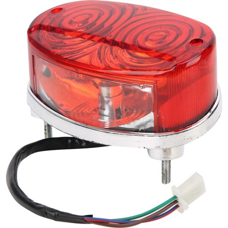 Feu Stop Arrière Moto pour Quad 50CC 70CC 90CC 110CC 150CC 200CC 250CC, Feu de Freinage LED Compatible ATV (1/5)
