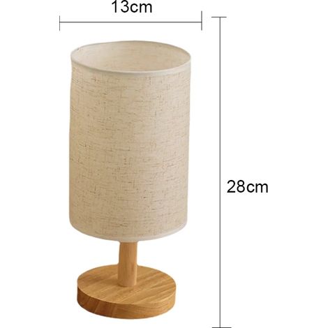 Lampe de bureau LED grise, lampe décorative de style chinois simple, intensité réglable, veilleuse alimentée par USB, abat-jour en tissu (1/5)