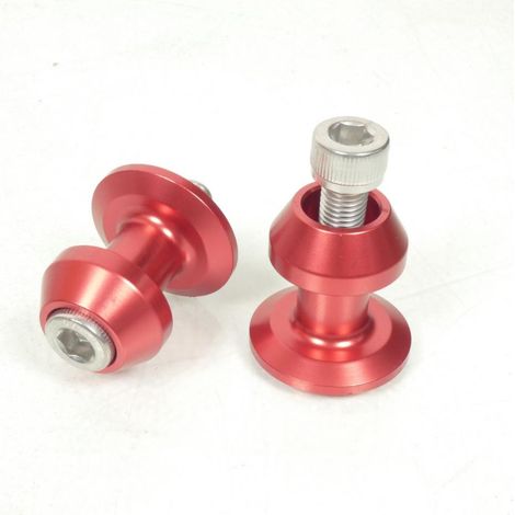 Paire Diabolo Rouge anodisé Générique pour moto Kawazaki X100410R (1/4)