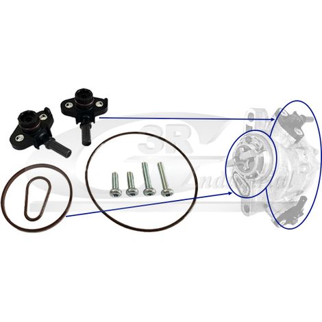 3RG 74202 KIT REPARACIÓN BOMBA VACÃÂO (9PCS)