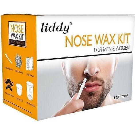 Liddy Kit de perles nacrées pour l'épilation du nez sans papier, 50 g, pour un nettoyage et une épilation efficaces des narines. (1/4)