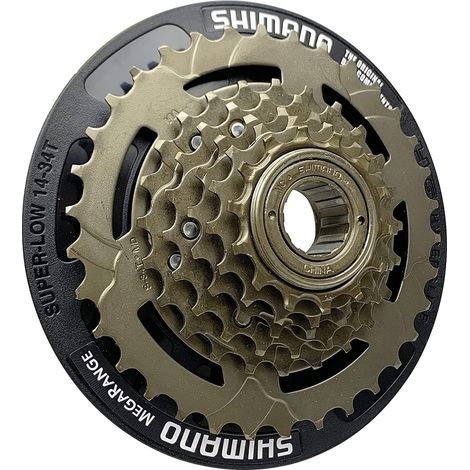 Pignon roue libre 7 vitesses 14-34 dents – Moyeu fileté pour VTT – Changement de vitesse fluide – Métal résistant à la corrosion - 14-34T (1/5)