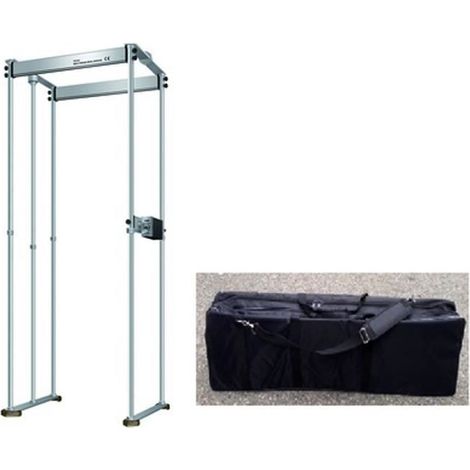 Portique de sécurité - Portable - Démontable - Détecteur de métaux - Sac de transport inclus