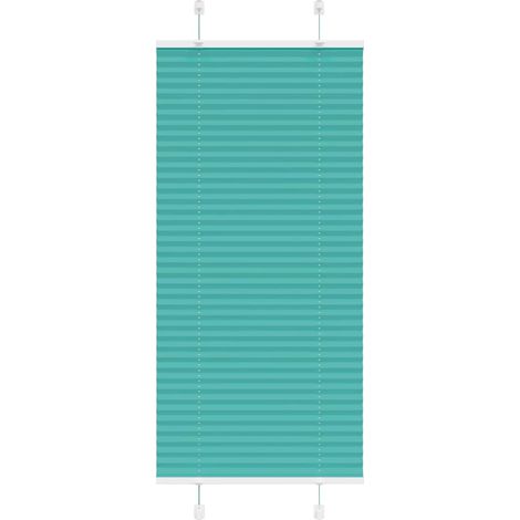 Plissee Petrolgrün 60x100 cm Stoffbreite 59,4 cm Polyester