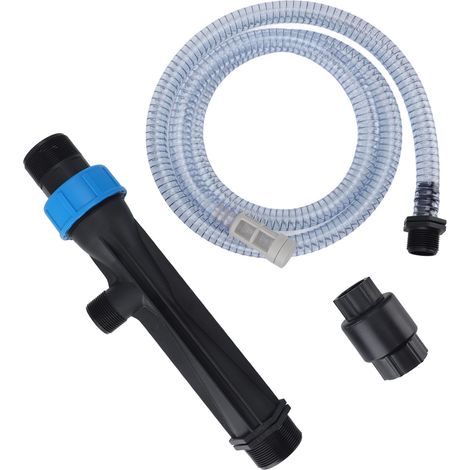 Doseur d'engrais pour irrigation goutte à goutte en plastique mélangeur injecteur avec clapet anti-retour tuyau d'eau jardin agriculture arrosage 2 pouces (1/5)