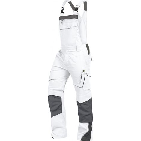 Leibwächter Latzhose Flex-Line FLEXL Gr. 42 weiß/grau (1/5)