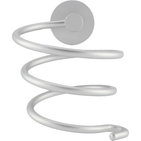 Wandhalterung aus Aluminiumlegierung für Haartrockner, Ablagefächer, Badezimmer-Organizer (1/5)