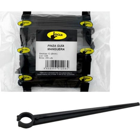 Pinza guía manguera microtubo bolsa - 16mm - 50uds, ABRISA