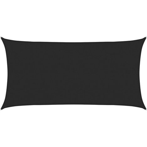 Maison Exclusive - Sonnensegel 160 g/m² Schwarz 2,5x4,5 m HDPE