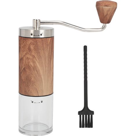 CT50111 Macinacaffè Manuale – Macina in Ceramica Regolabile, Acciaio Inox Elegante e Compatto 5,2x18 cm – Ideale per Espresso, French Press, Viaggi e Campeggio (1/5)