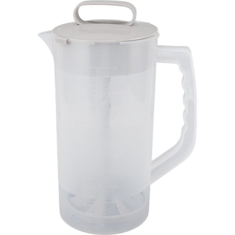 Extracteur de Jus Manuel 2000ML avec Bouchon Étanche et Échelle de Mesure, Centrifugeuse à Fruits pour Usage Domestique (1/5)